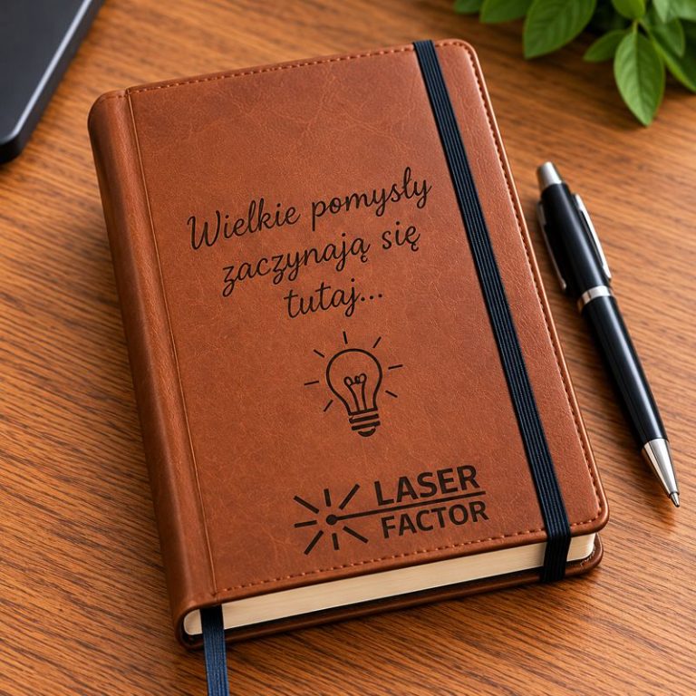 Elegancki Notes Laser Factor Na Biurku 768x768